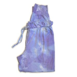Jockey Periwinkle Watercolor Pajama Jogger Pants Medium